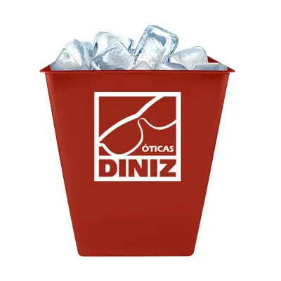 Balde Gelo Vermelho 2 6l Plastico Premium