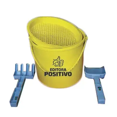 Baldinho de Praia Personalizado Com Garfinho e Pazinha Sua Marca Presente Nos Momentos de Lazer Dos
