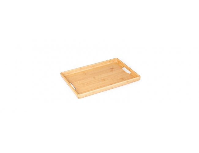 Bandeja Em Bambu Para Servir - 40X28X3Cm
