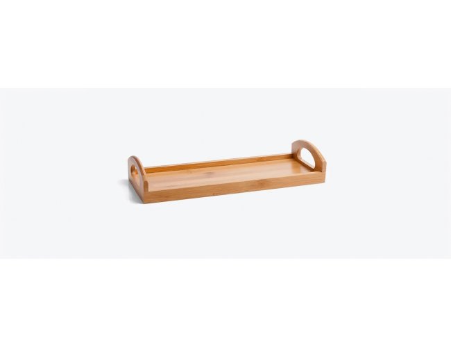 Bandeja Para Servir Em Bambu Gênova 32Cm X 14Cm