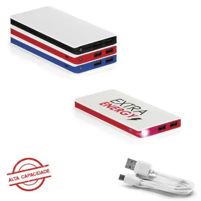 Bank Bateria Portatil Abs Com Led 11000 Mah