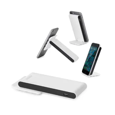 Bateria Portatil Abs Power Bank Com Ventosas na Base