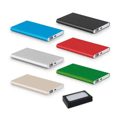 Bateria Portatil Slim em Aluminio Power Bank Com Bateria de Litio