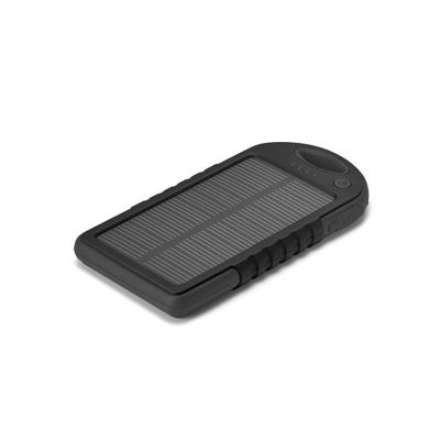 Bateria Portatil Solar em Abs Com Painel Solar e Led Bateria de Litio Capacidade 2000 Mah Com en