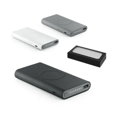 Bateria Portatil Wireless em Abs 10000 Mah