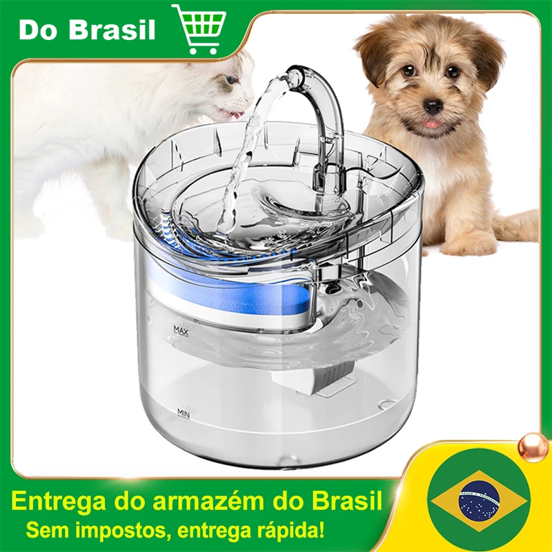 Bebedouro Automático Newpet para Gatos e Cães com Dispensador de Água