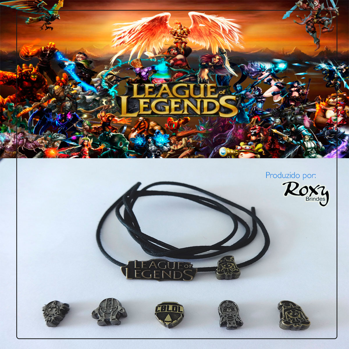 Berloques Personalizados em Metal | League of Legends