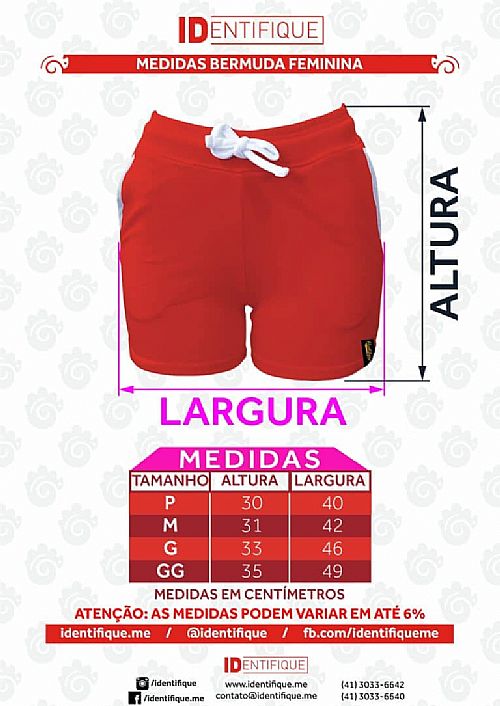 Shorts de Moletinho Feminino Personalizado — foto 2