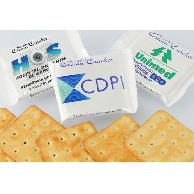 Biscoito com embalagem personalizada