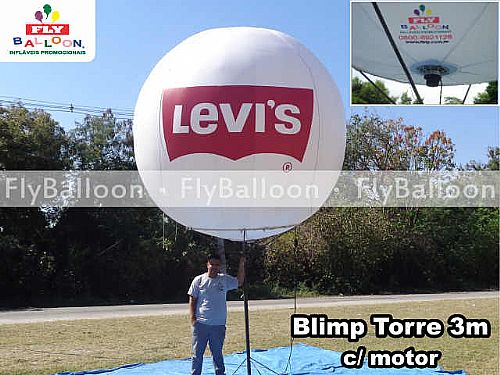 Balao Inflavel Blimp na torre — foto 3
