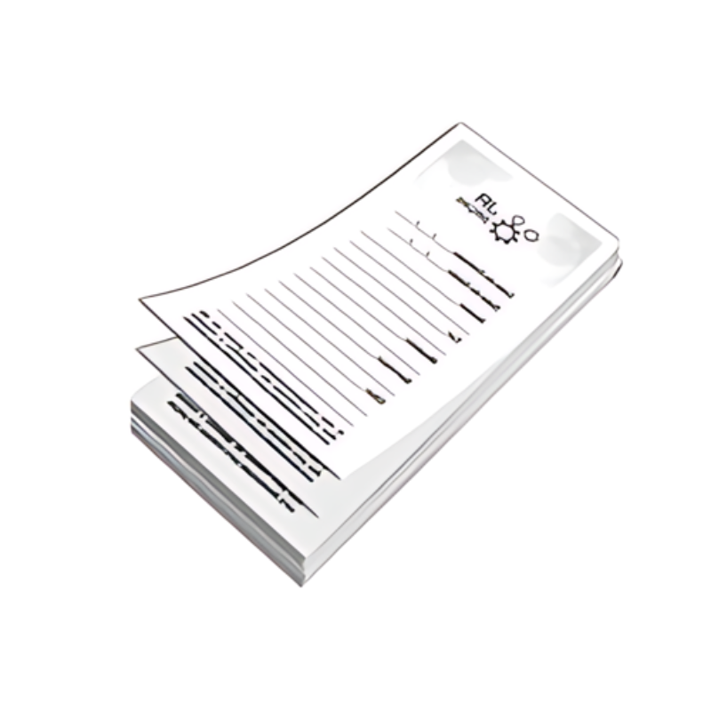 Bloco 100 folhas com 1 Via
