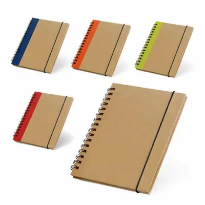 Bloco Capa Dura Cartao Reciclado Personalizado