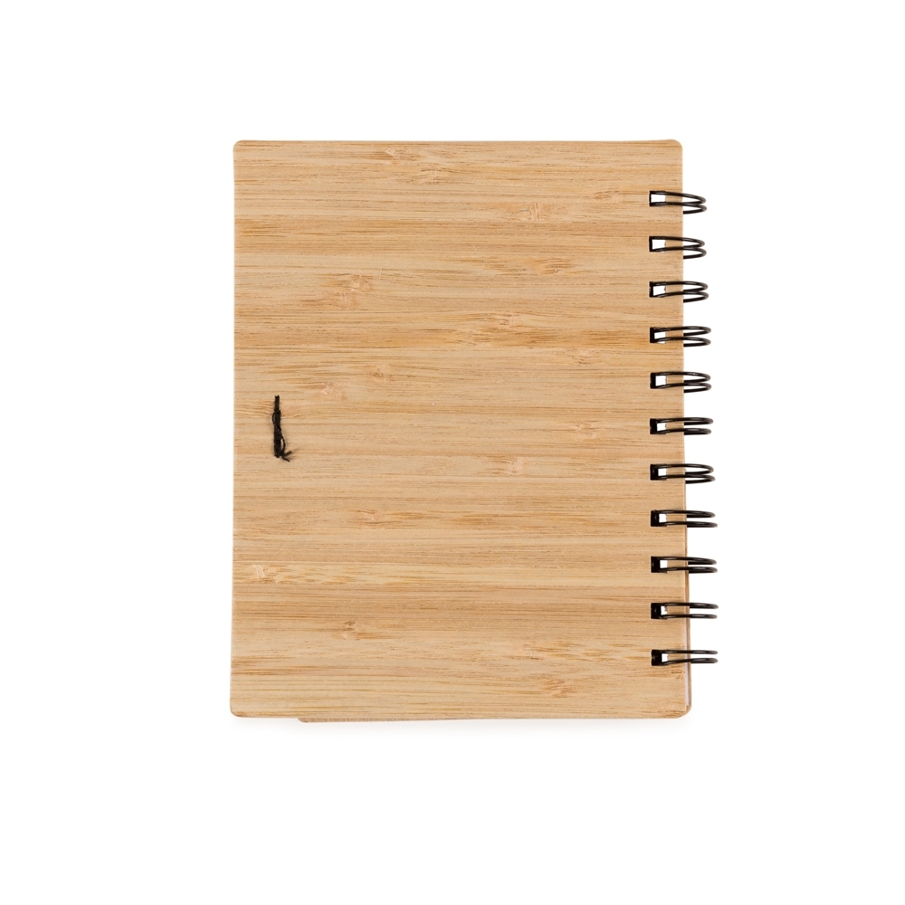 Bloco de Anotações Bambu com Caneta Personalizado — foto 3