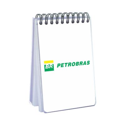 Bloco de Anotacoes Com 110 Folhas de Papel Offset 63g Capa Impressa no Papel em Offset em 4 Cores e