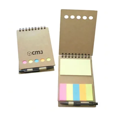 Bloco de Anotacoes Com Sticky Notes e Caneta