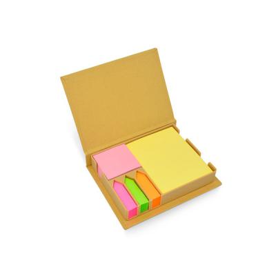 Bloco de Anotacoes Personalizado Ecologico e Com 130 Folhas Acompanha Sticky Notes em Papel Recicl