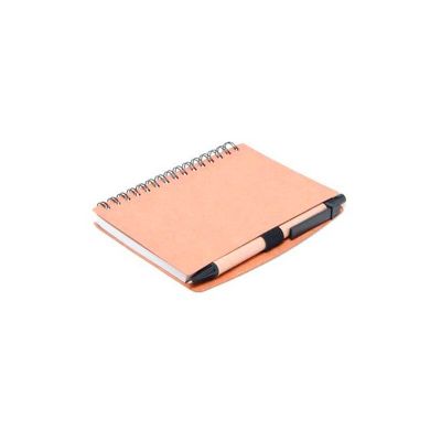 Bloco de Anotacoes Personalizado Espiral Com 70 Folhas Bloco e Caneta em Bambu Personalizado em