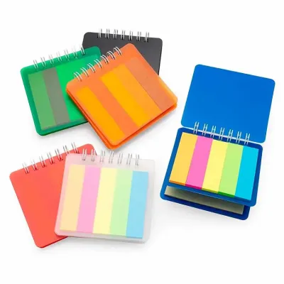 Bloco de Anotacoes Plastico Com Sticky Notes