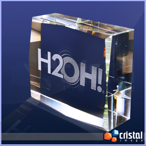 Bloco em Cristal 100 Transparente