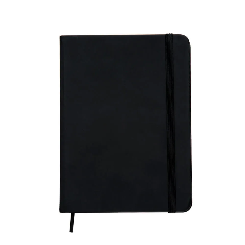 Bloco tipo Moleskine Personalizado 13 x 18 cm