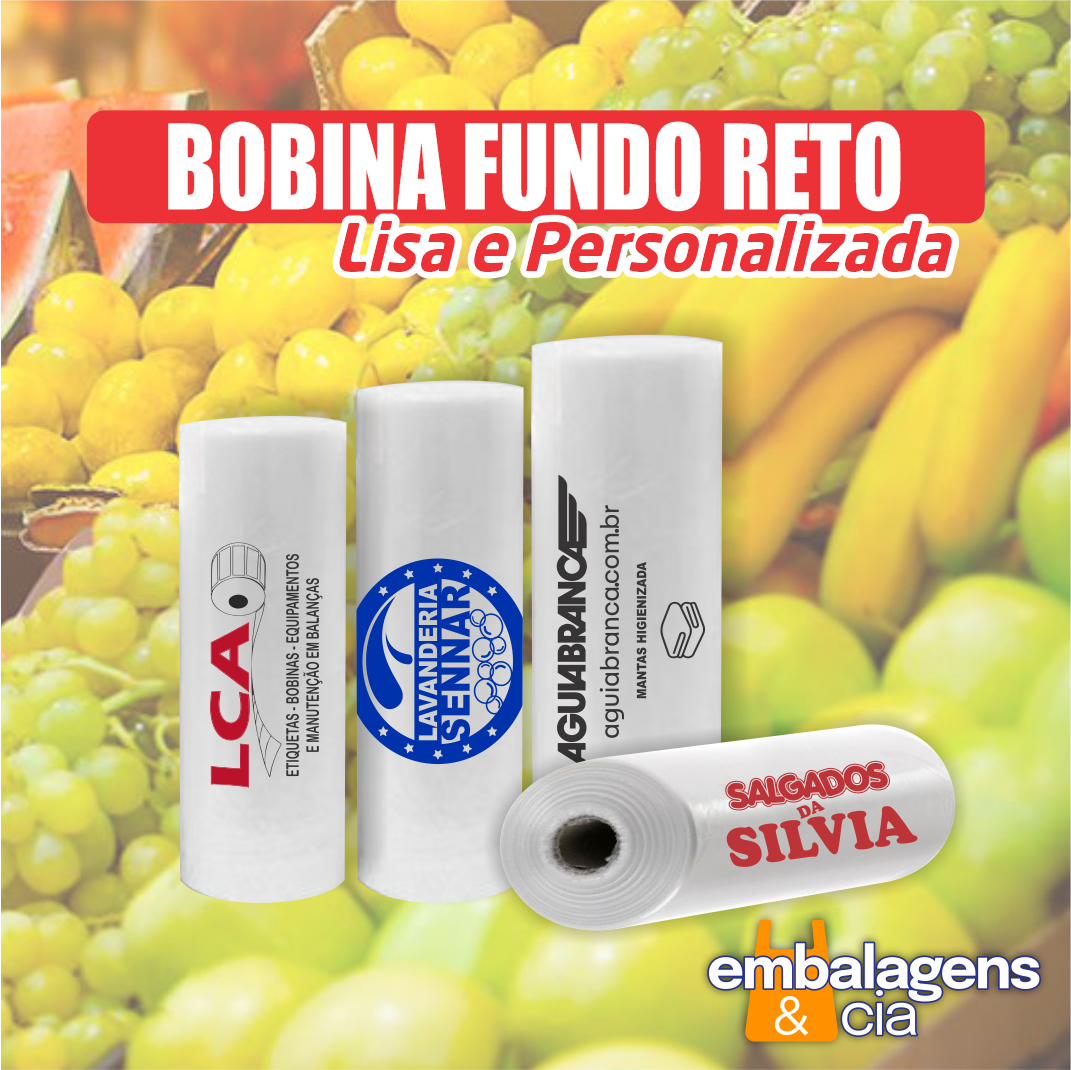 Bobina Picotada Fundo Reto