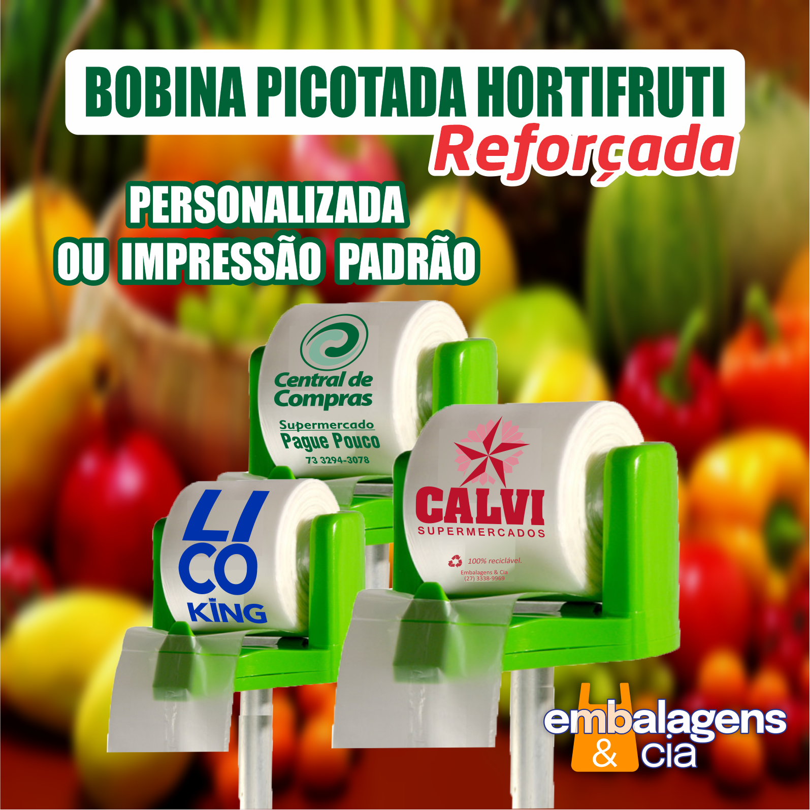 Bobina Picotada Hortifruti