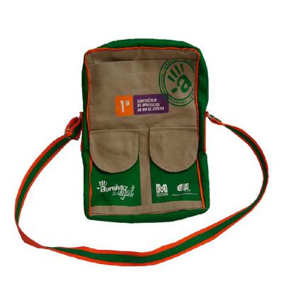Bolsa Carteiro Com Bolsos