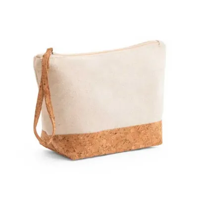 Bolsa Cosmeticos 100 Algodao Natural Claro