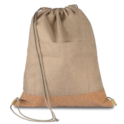 Bolsa de Poliéster e Cortiça Personalizada