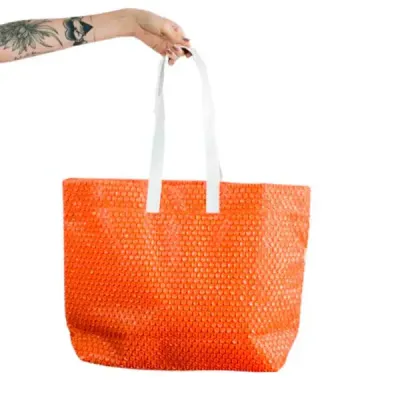 Bolsa de Praia de Plastico Bolha Personalizavel