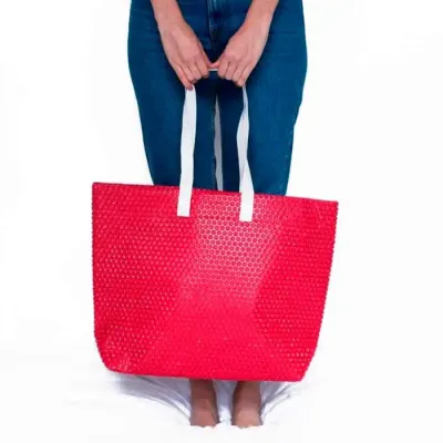 Bolsa de Praia em Plastico Bolha Booolhas