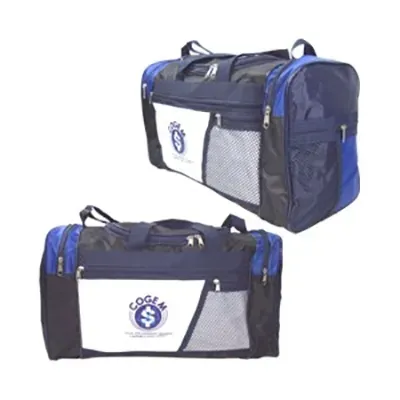 Bolsa de Viagem Com Bolso Frontal e Lateral