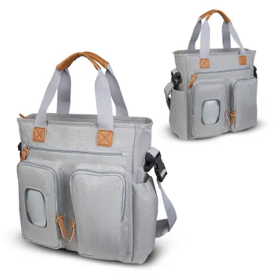 Bolsa maternidade cinza