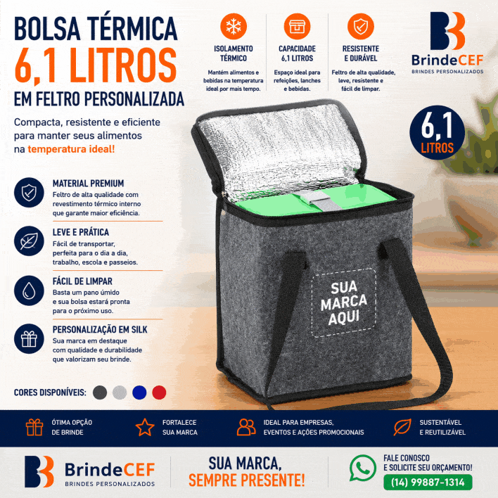 Bolsa Térmica 6,1 Lt Personalizada