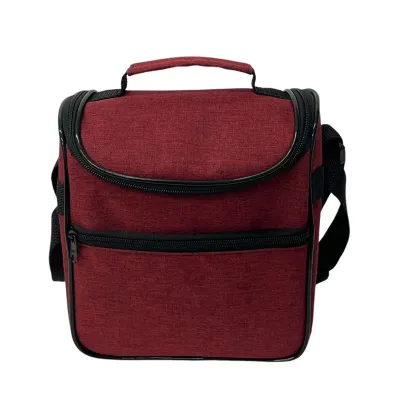 Bolsa térmica com 4 litros com bolso frontal