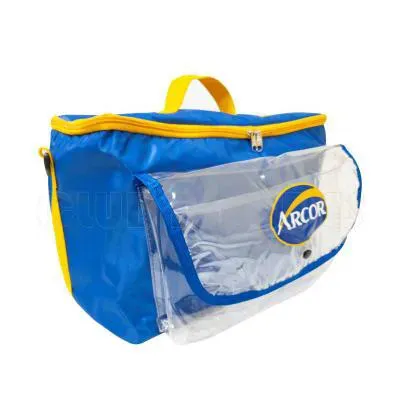 Bolsa Termica Com Bolso Transparente Frontal