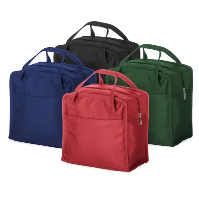 Bolsa térmica de nylon 7 litros com bolso frontal - Cores