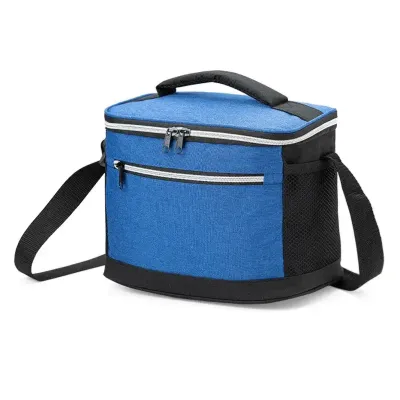 Bolsa térmica de nylon azul