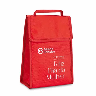 Bolsa Térmica Dobrável em TNT Personalizada Dia da Mulher: AL55