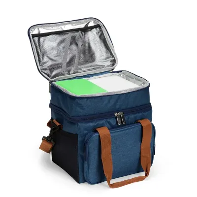 Bolsa térmica dupla em poliéster 300D