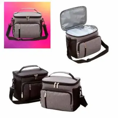 Bolsa Termica em Poliester Twill Com 2 Bolsos Frontais
