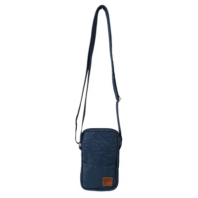 Bolsa tiracolo em nylon Kippling personalização em baixo relevo