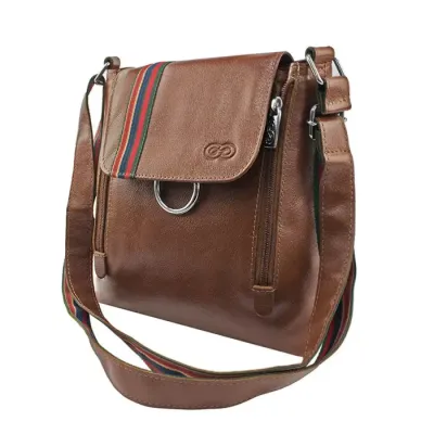 Bolsa Transversal em Couro Glv01614