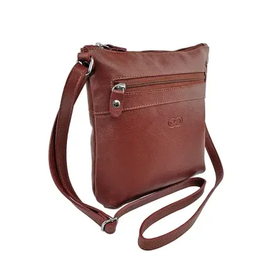 Bolsa Transversal Pequena em Couro Glv01549