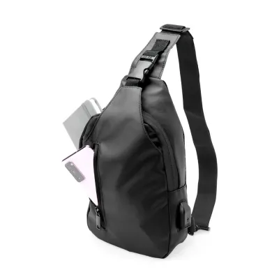 Bolsa transversal preta