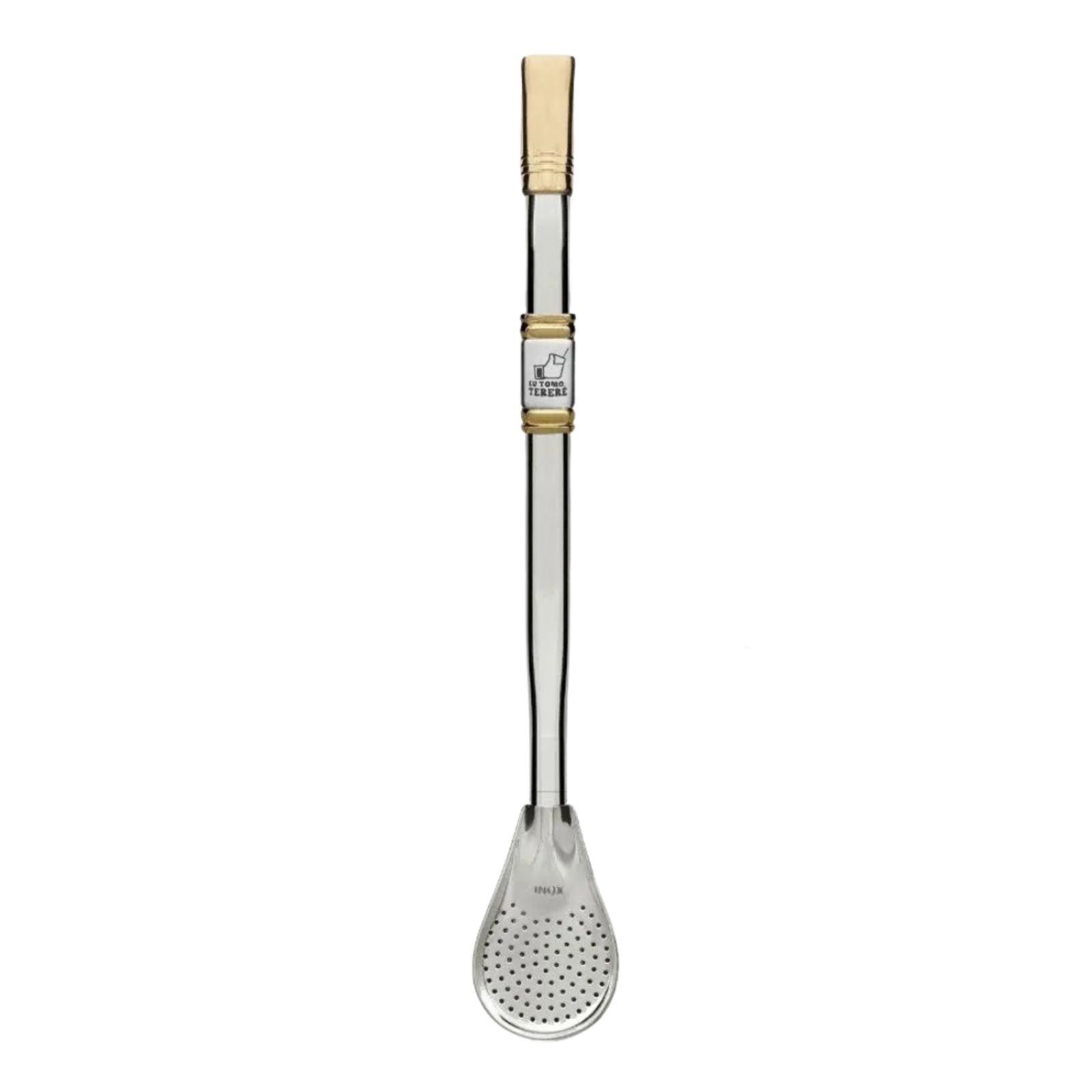 Bomba para Tererê com Anel Dourado - Desmontável