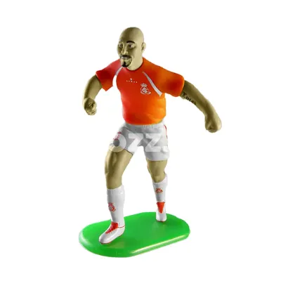 Boneco Emborrachado Jogador de Futebol Personalizado