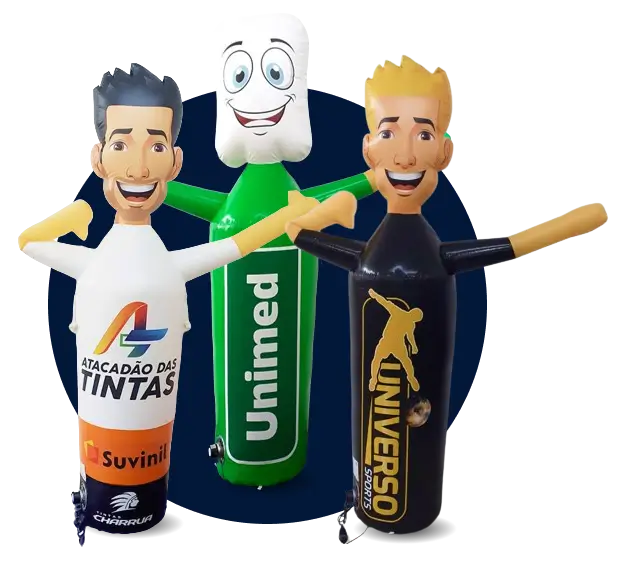 Boneco Interativo para Propaganda: Divulgue sua marca de um jeito único e saia na frente da concorrência.