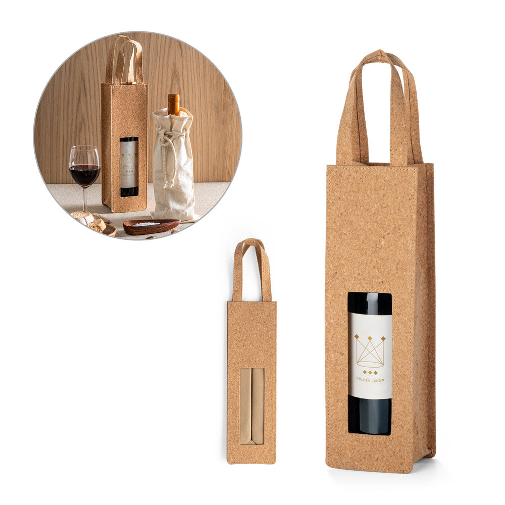 BORBA - Sacola em Cortiça Embalagem para Vinho - Ref. 92819