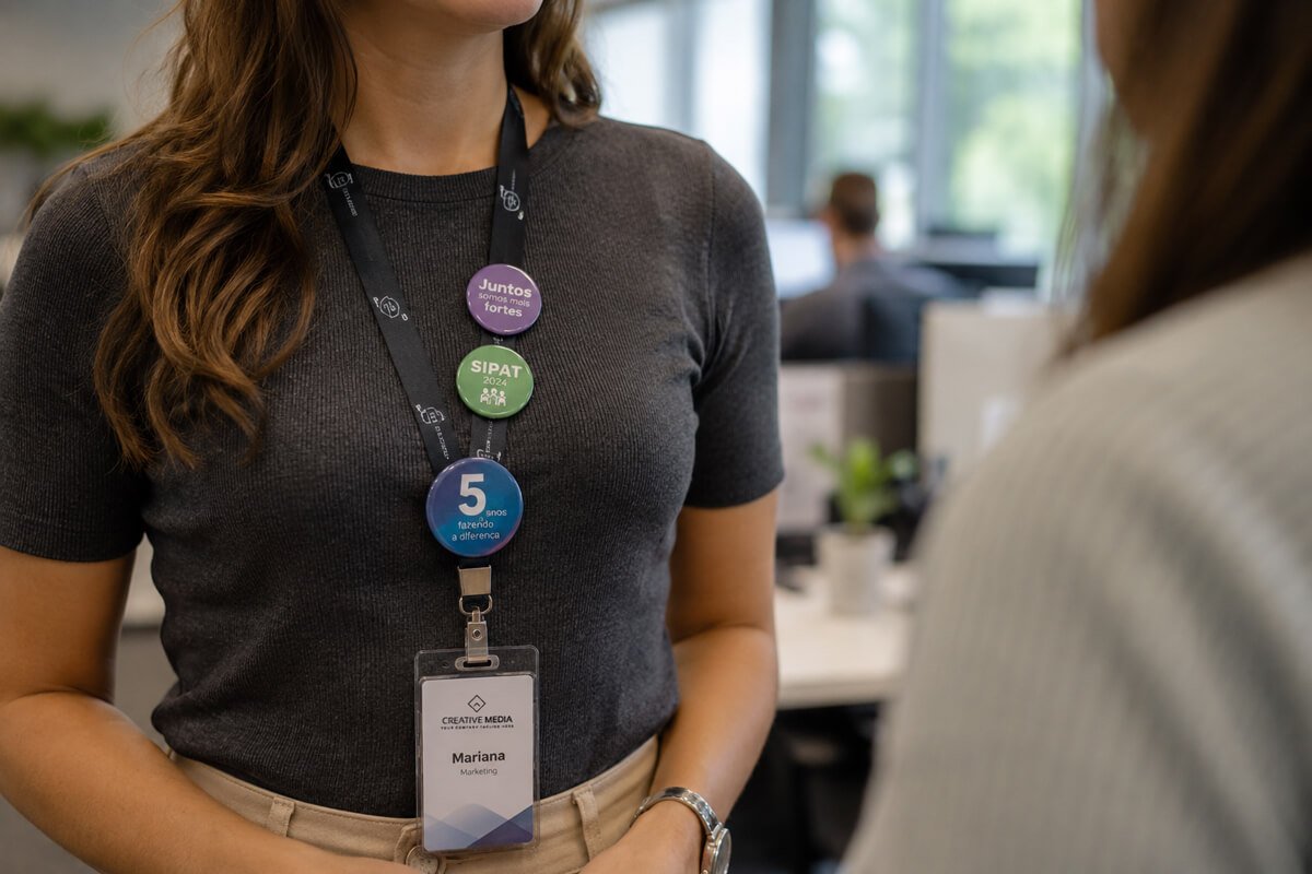 Bótons personalizados para empresas, eventos e campanhas